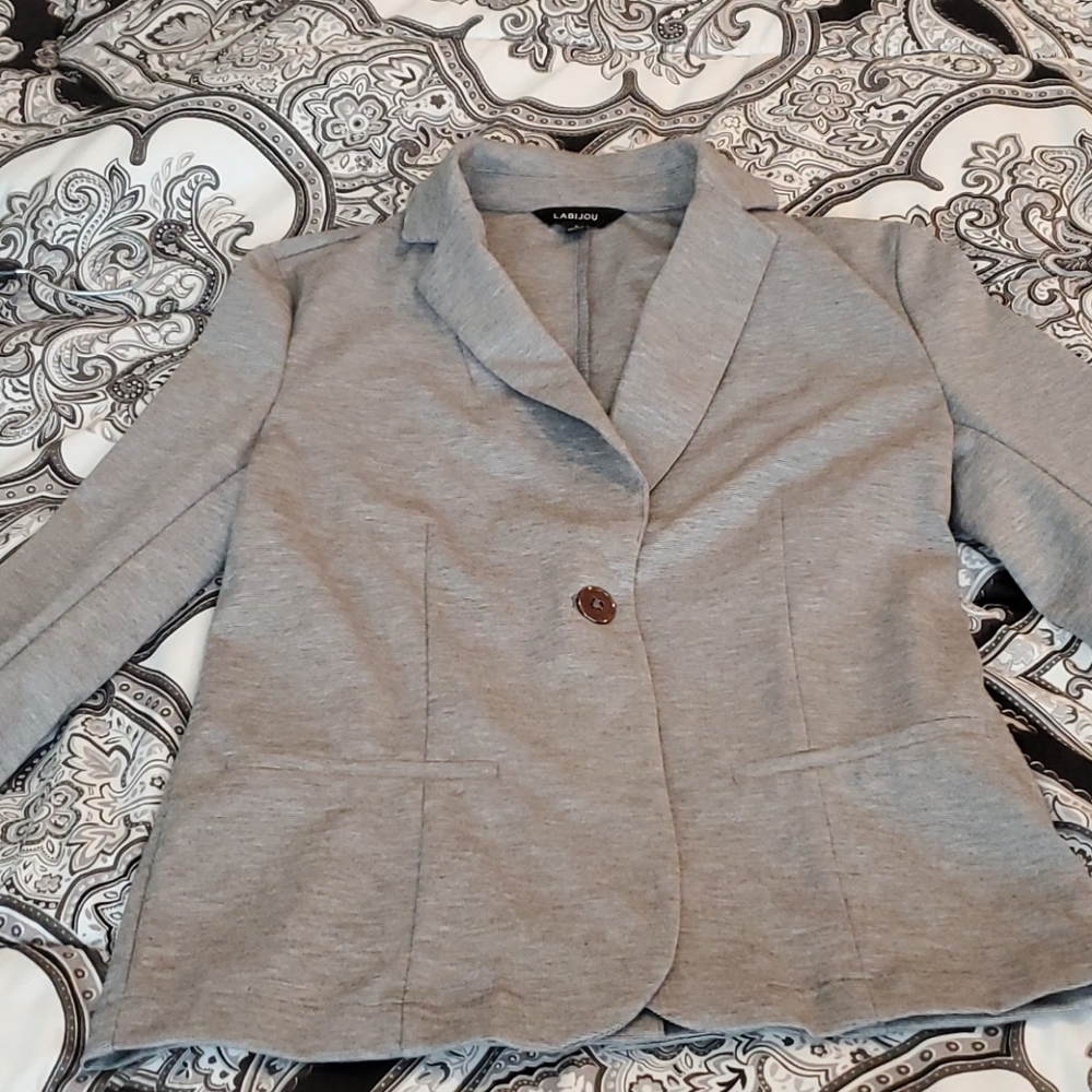 Gray blazers